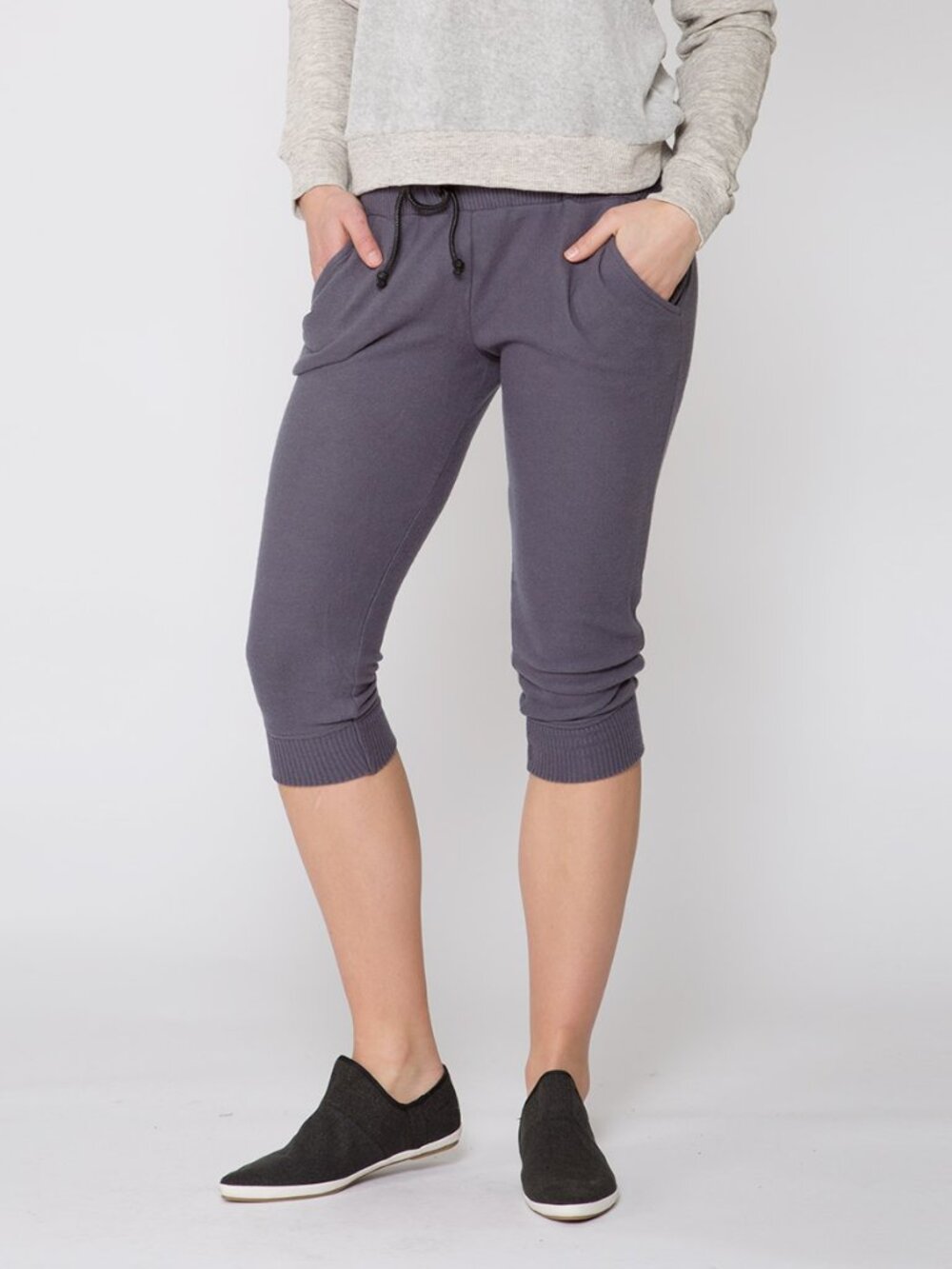 NWT Solow Women's Faux Cashmere Lounge Pant Graphite Size S